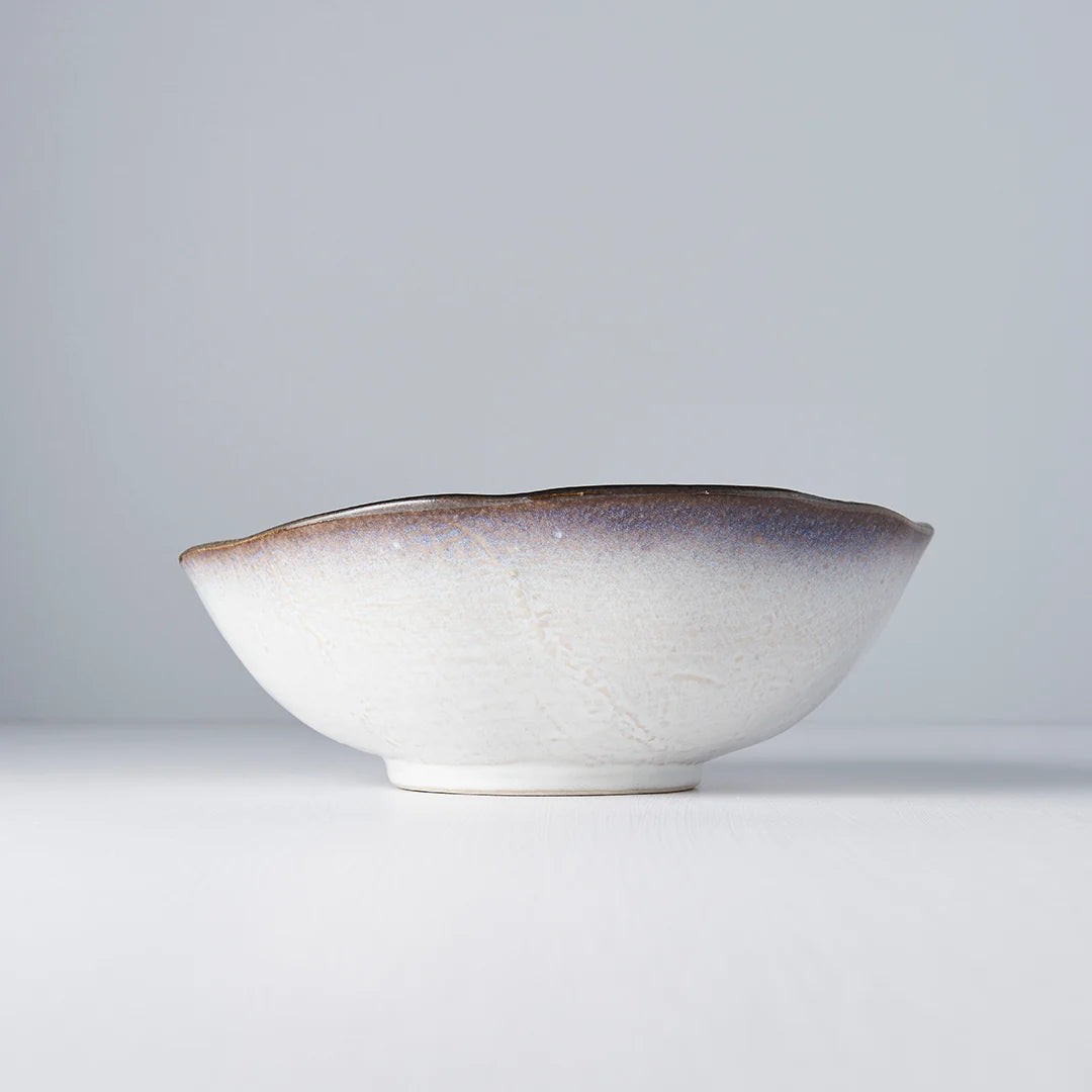 Sky Blue large uneven bowl 24cm