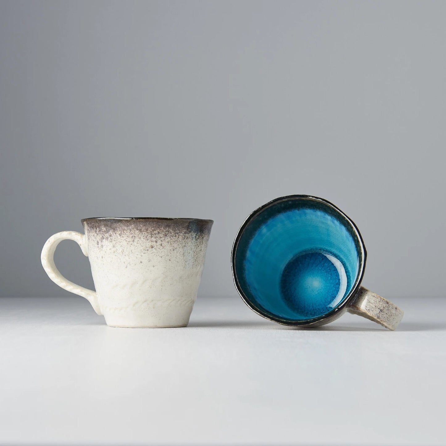 Sky Blue mug with handle 9cm