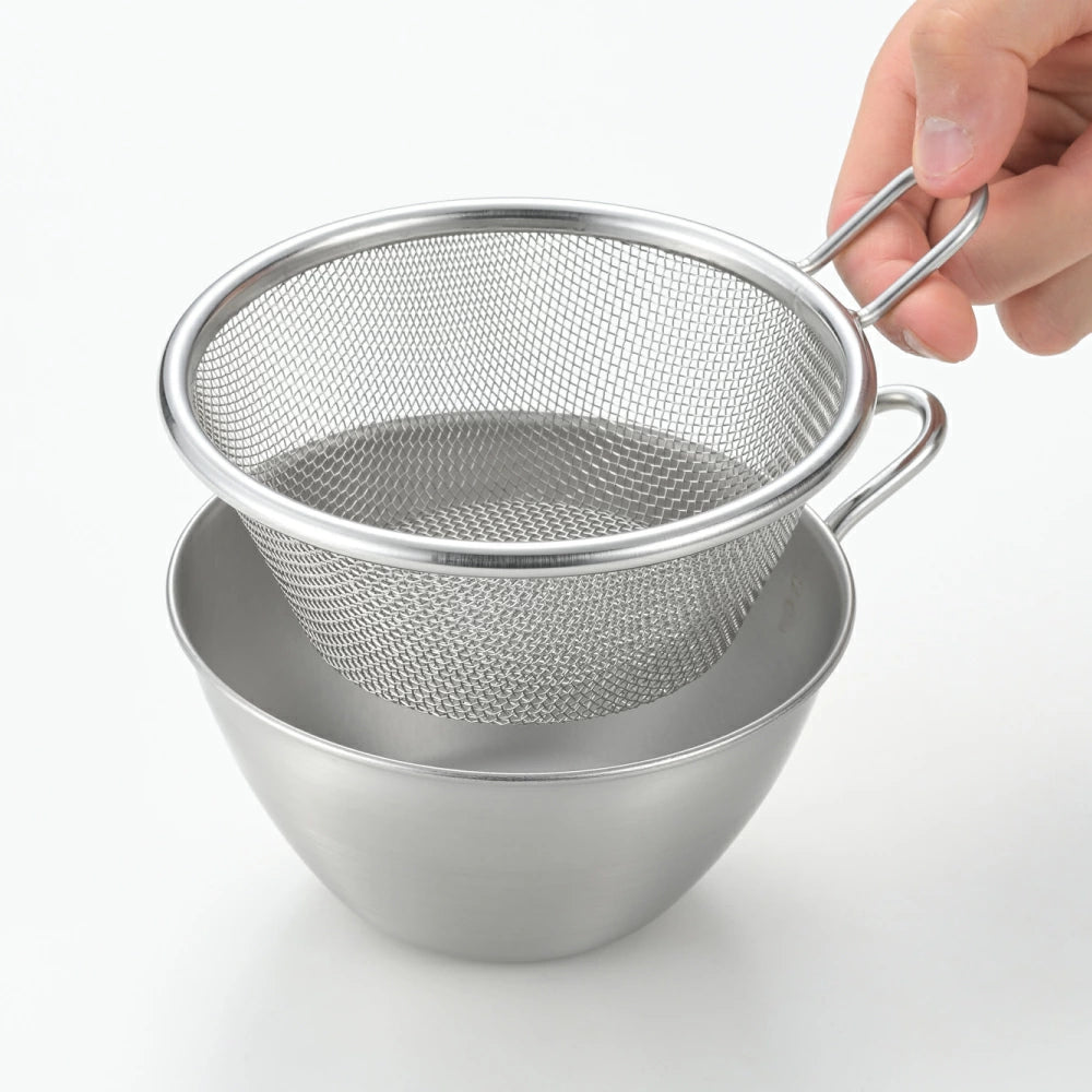 and Series Stainless Steel Deep Strainer 13cm