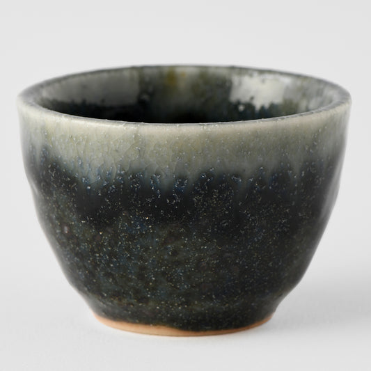 Sake Cup Dark Blue Glaze 5.4cm