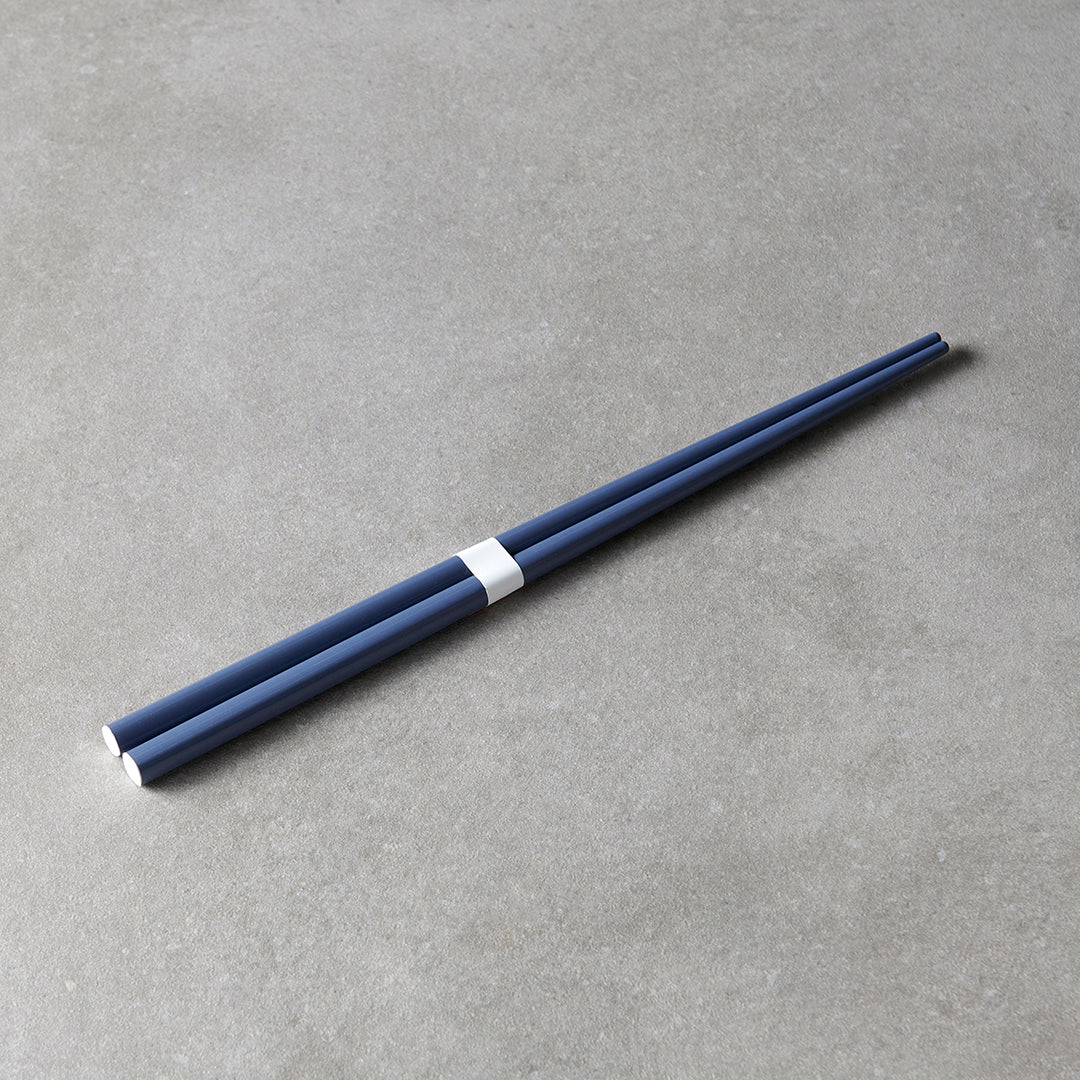 Navy Blue & White Chopsticks 23cm