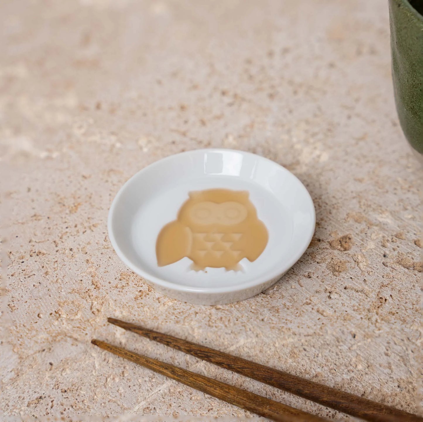 Silhouette Sauce Dish Owl 8.2cm