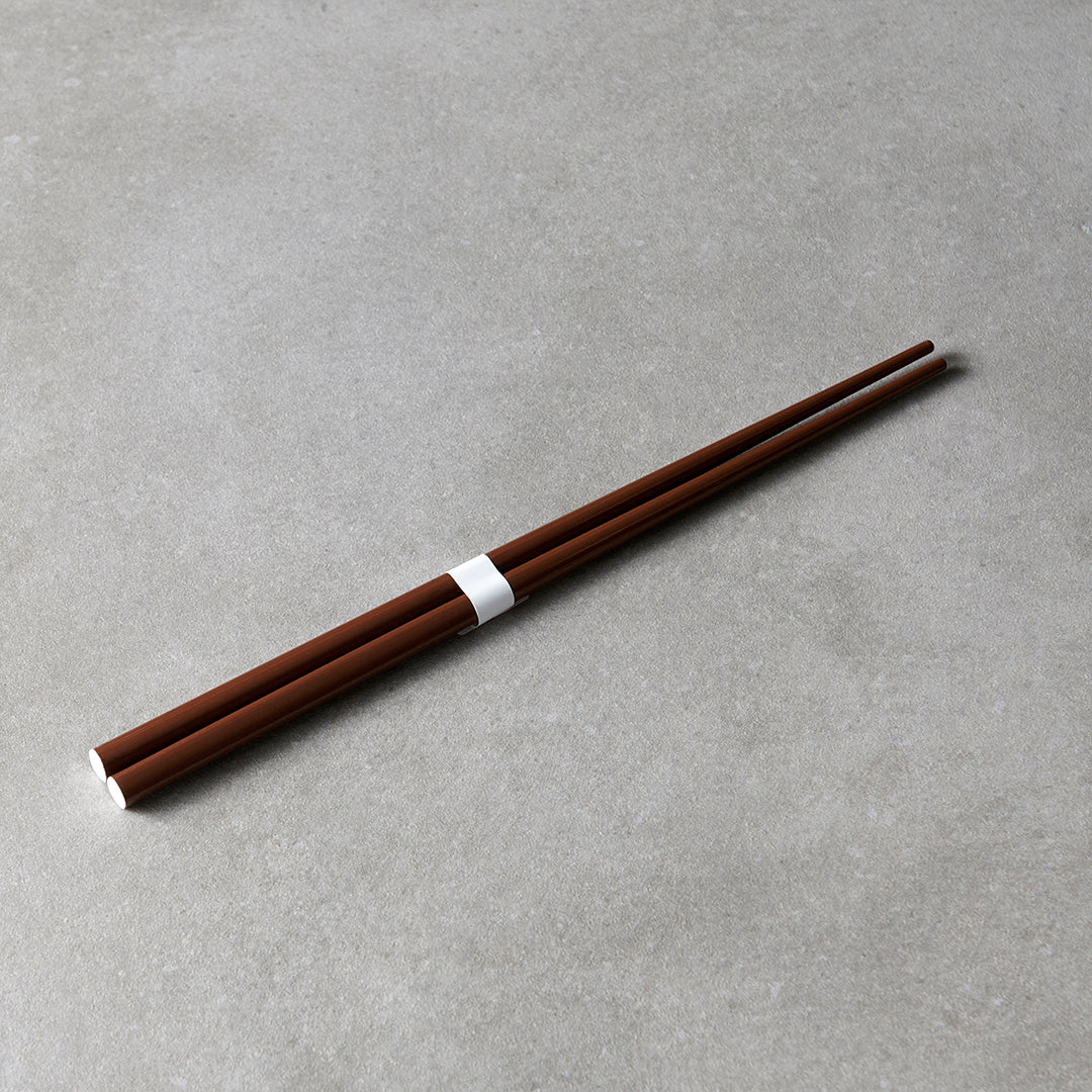 Chestnut With White Ends Chopsticks 23cm