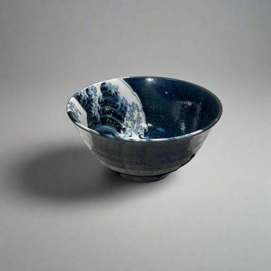 Hokusai design rice bowl 15cm