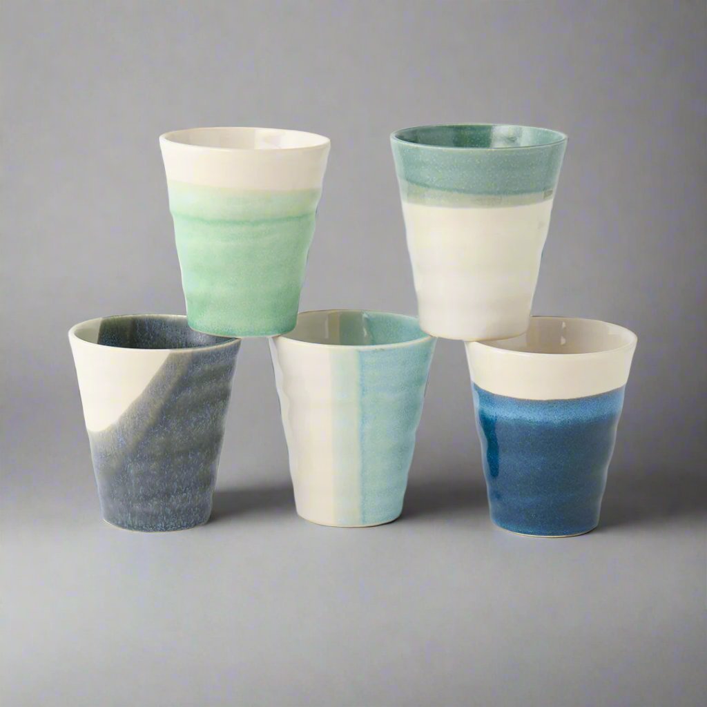 Gift Set Five Cups Seascape