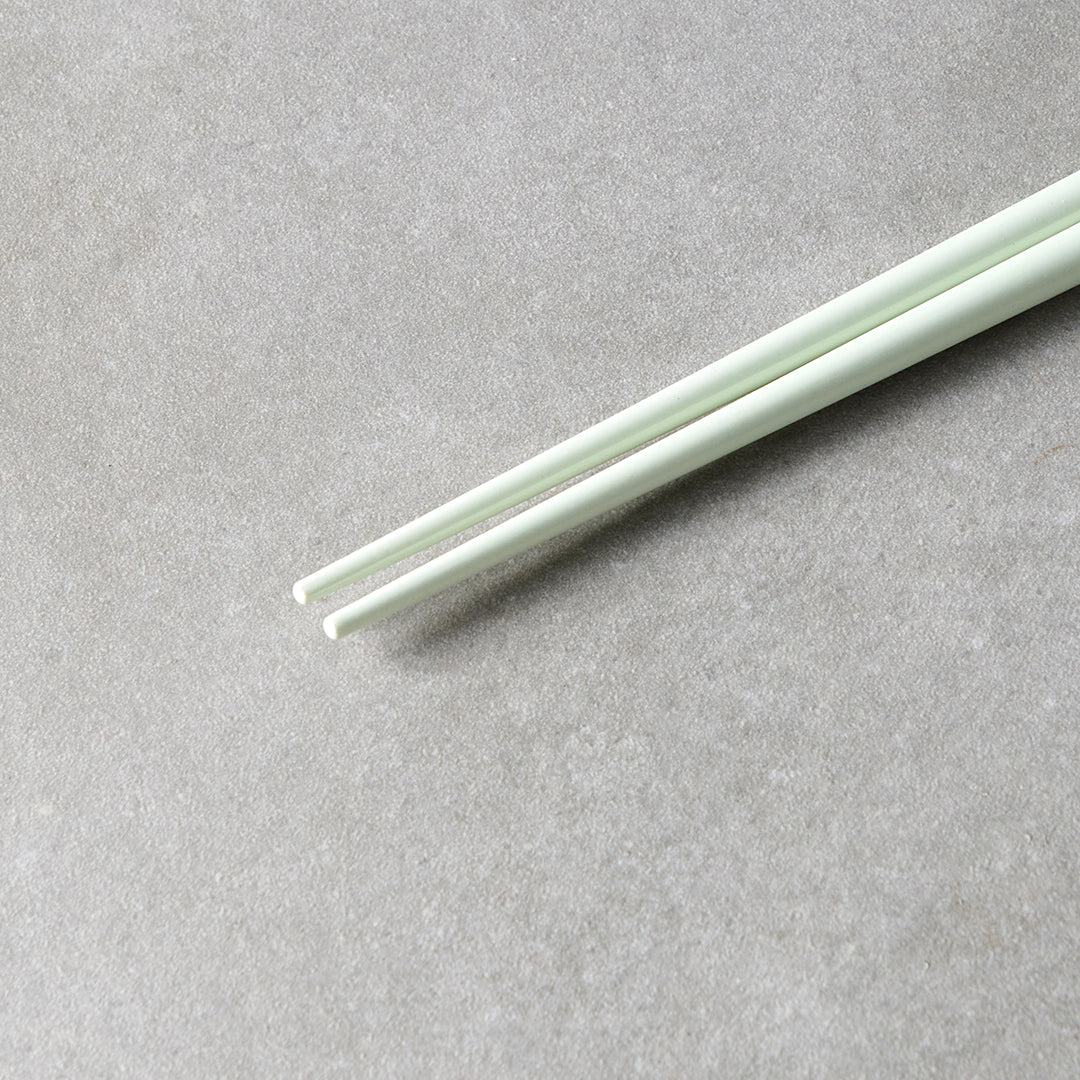 Mint Green & White Chopsticks 23cm