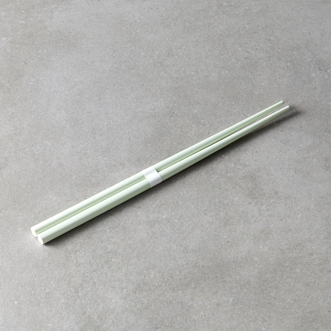 Mint Green & White Chopsticks 23cm