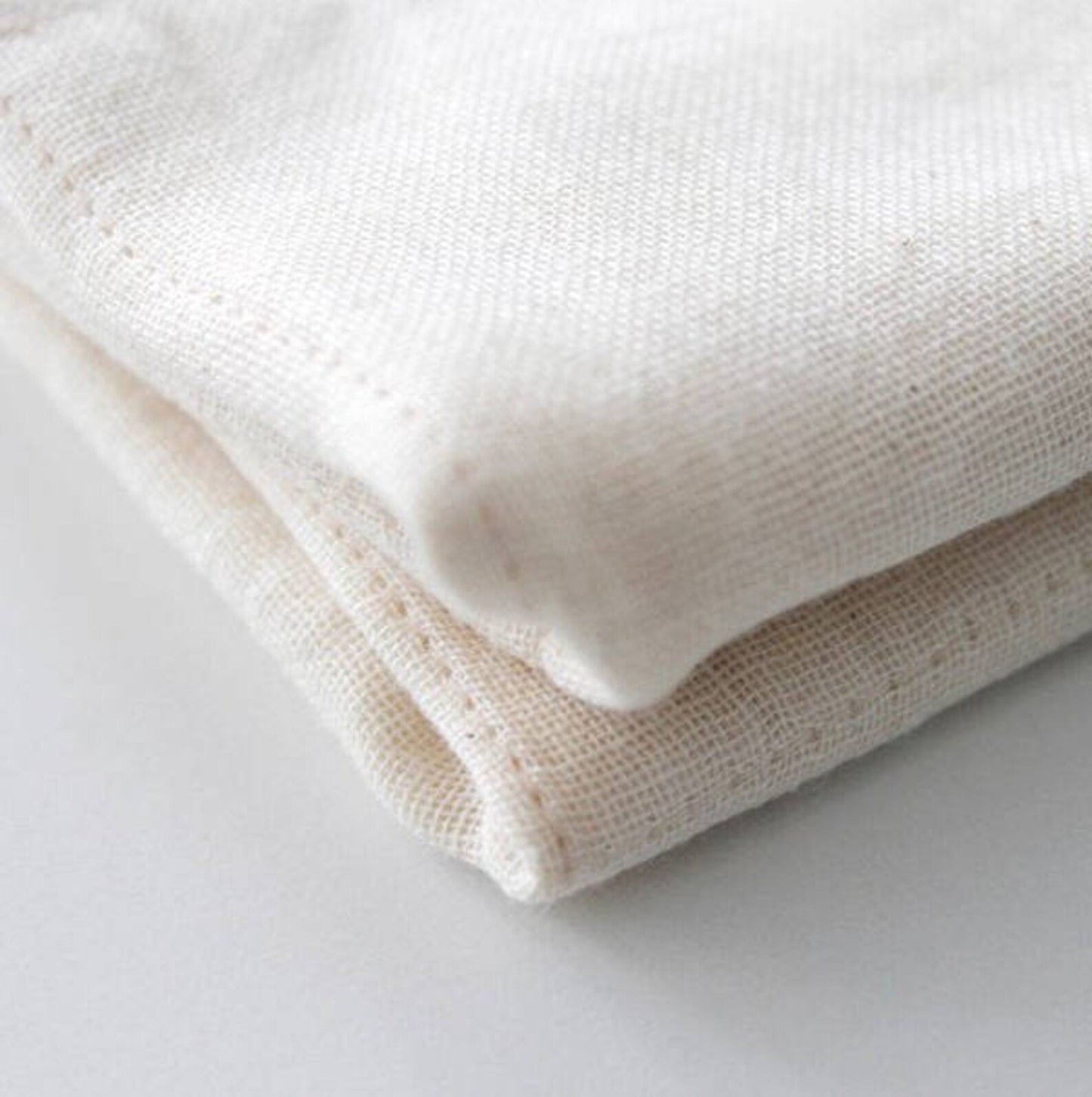 Organic Cotton Face Towel - Ivory