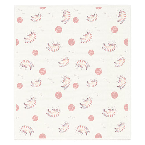 Printed Japanese Dishcloth - Sleeping Cat