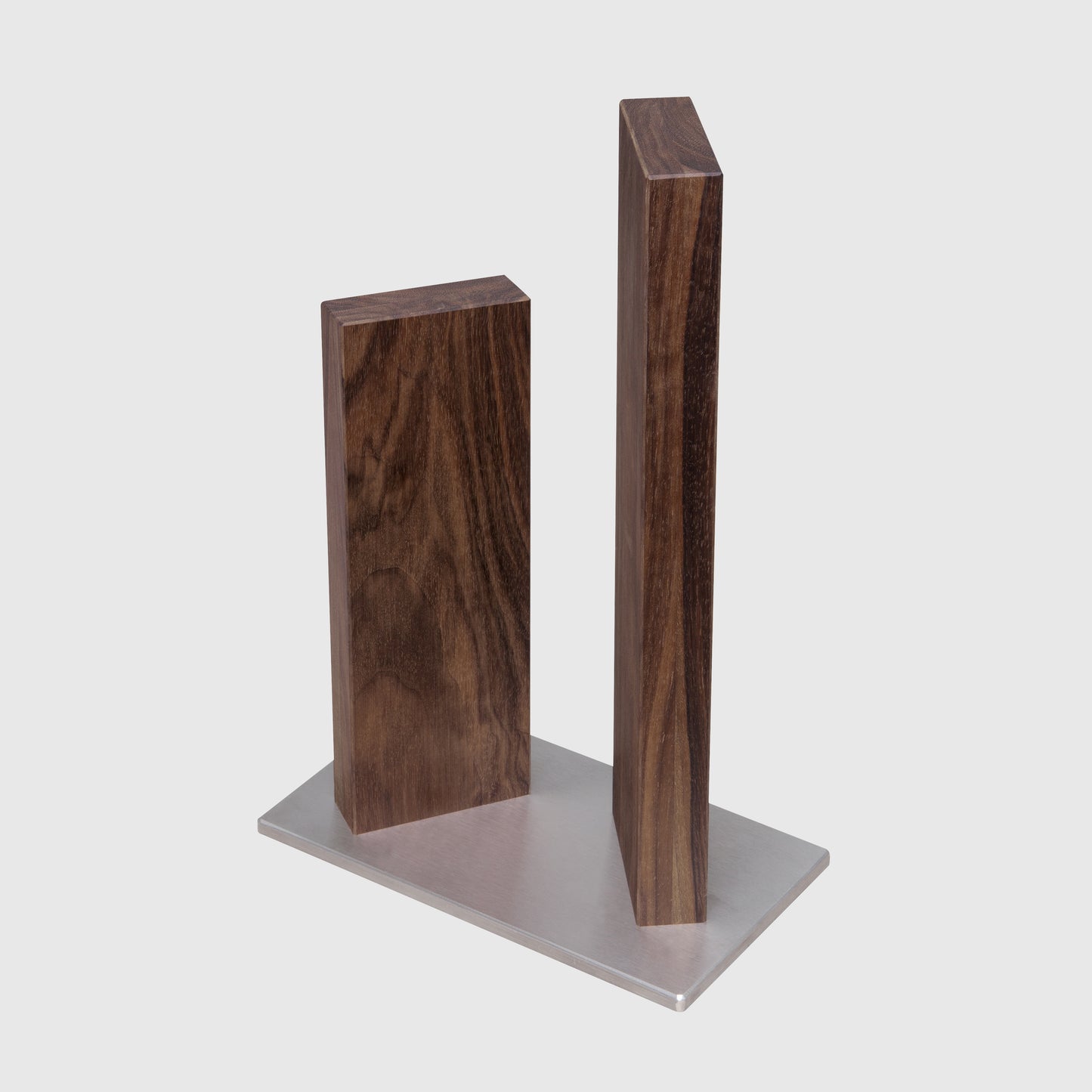 Kai Magnetic Knife Block Stainless Steel/Walnut