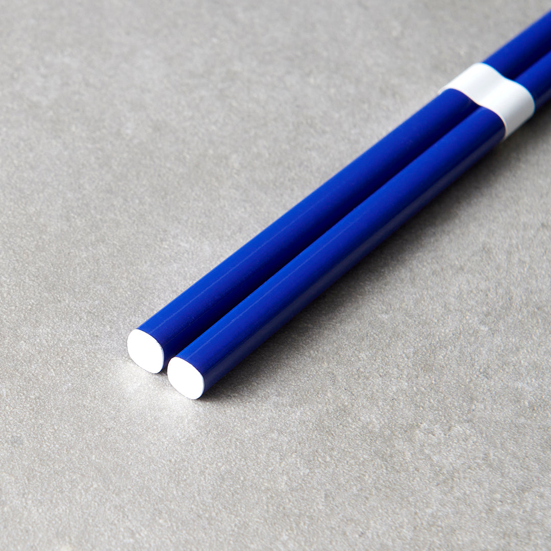 Ultramarine Blue & White Chopsticks 23cm