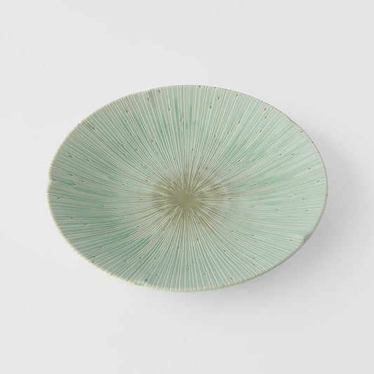 Ice Drift green dinner plate 24.5cm