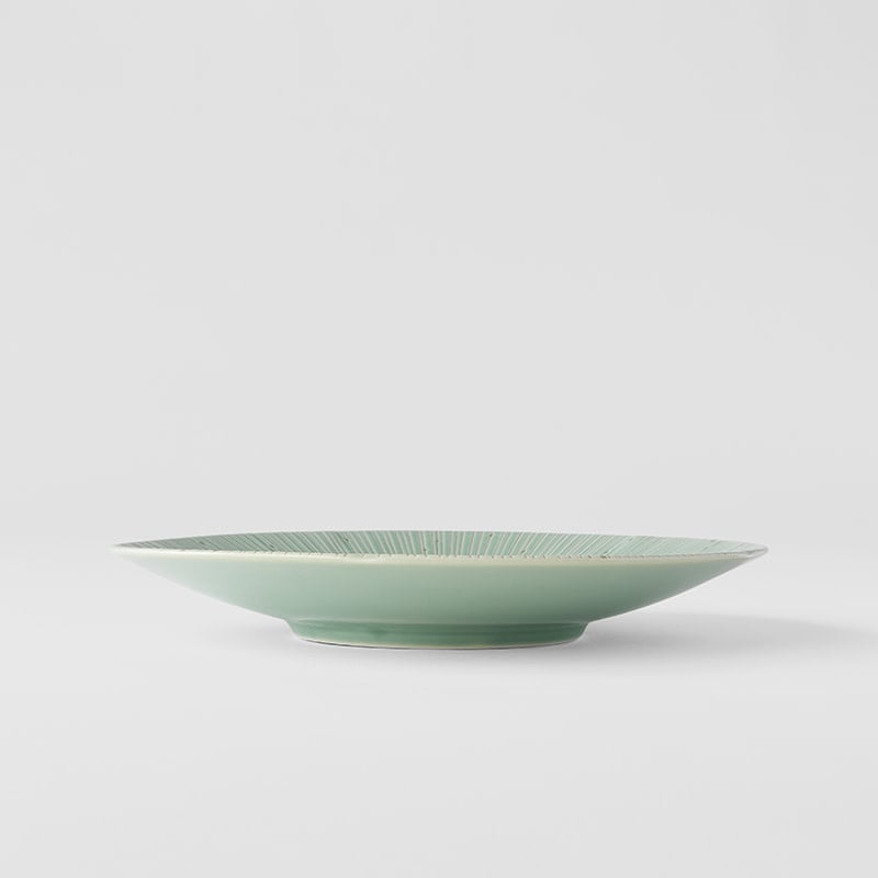 Ice Drift green dinner plate 24.5cm