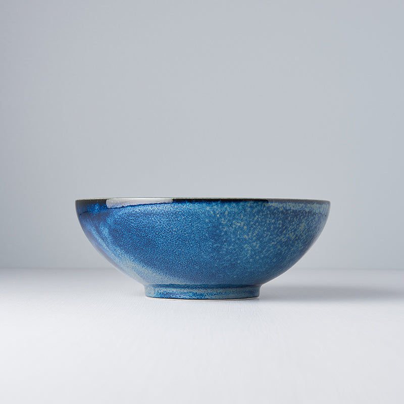 Indigo Blue bowl U-shape 21cm