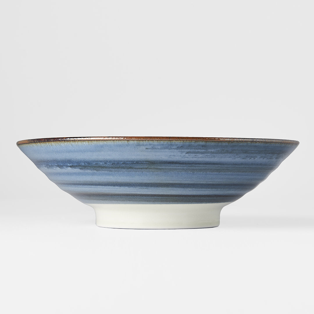 Blue wave ramen bowl 24.5cm