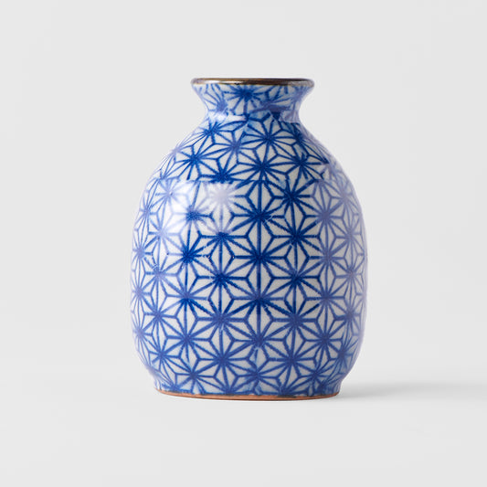 Indigo Ikat Starburst sake jug 10.5cm