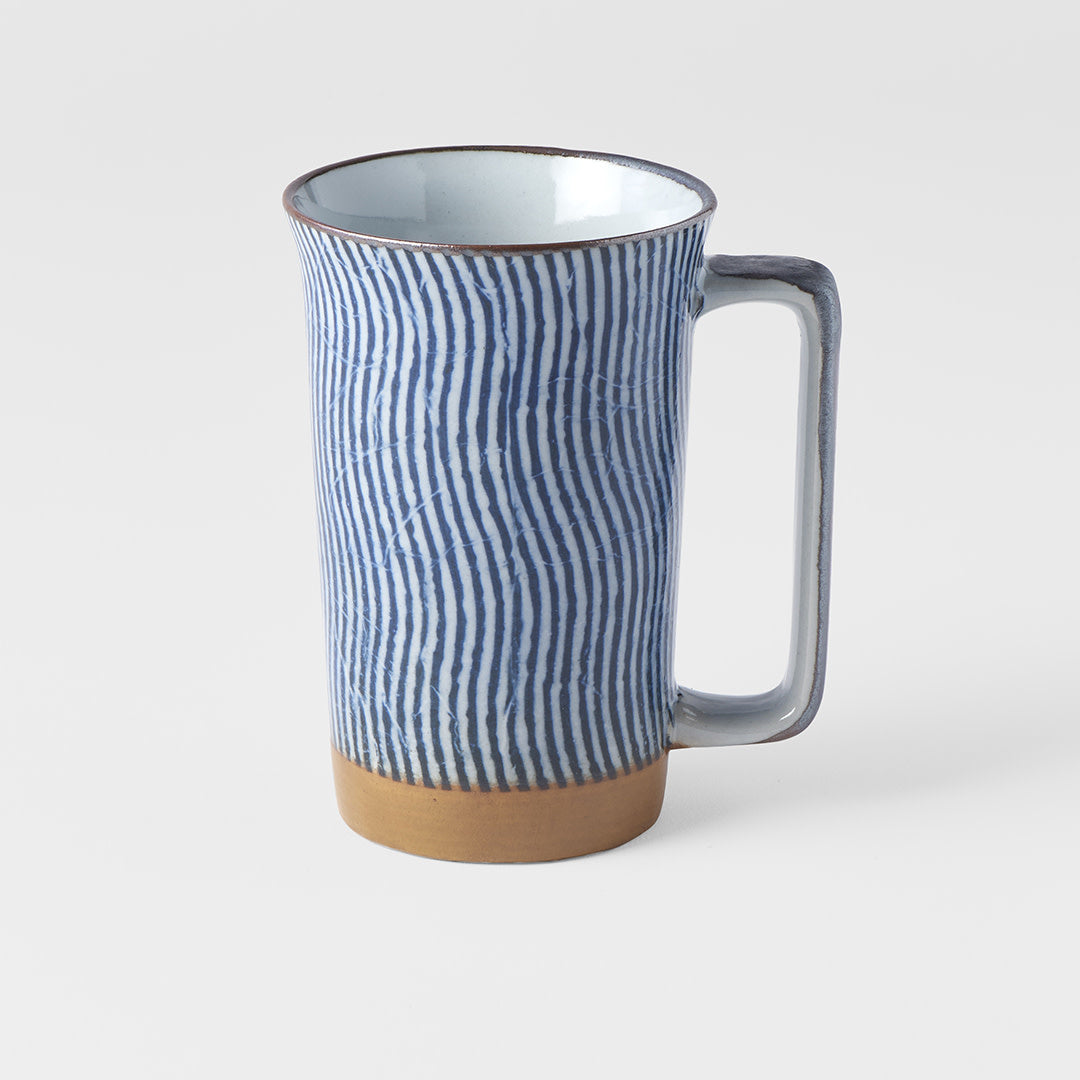 Mug with handle Wavy Lines 13cm