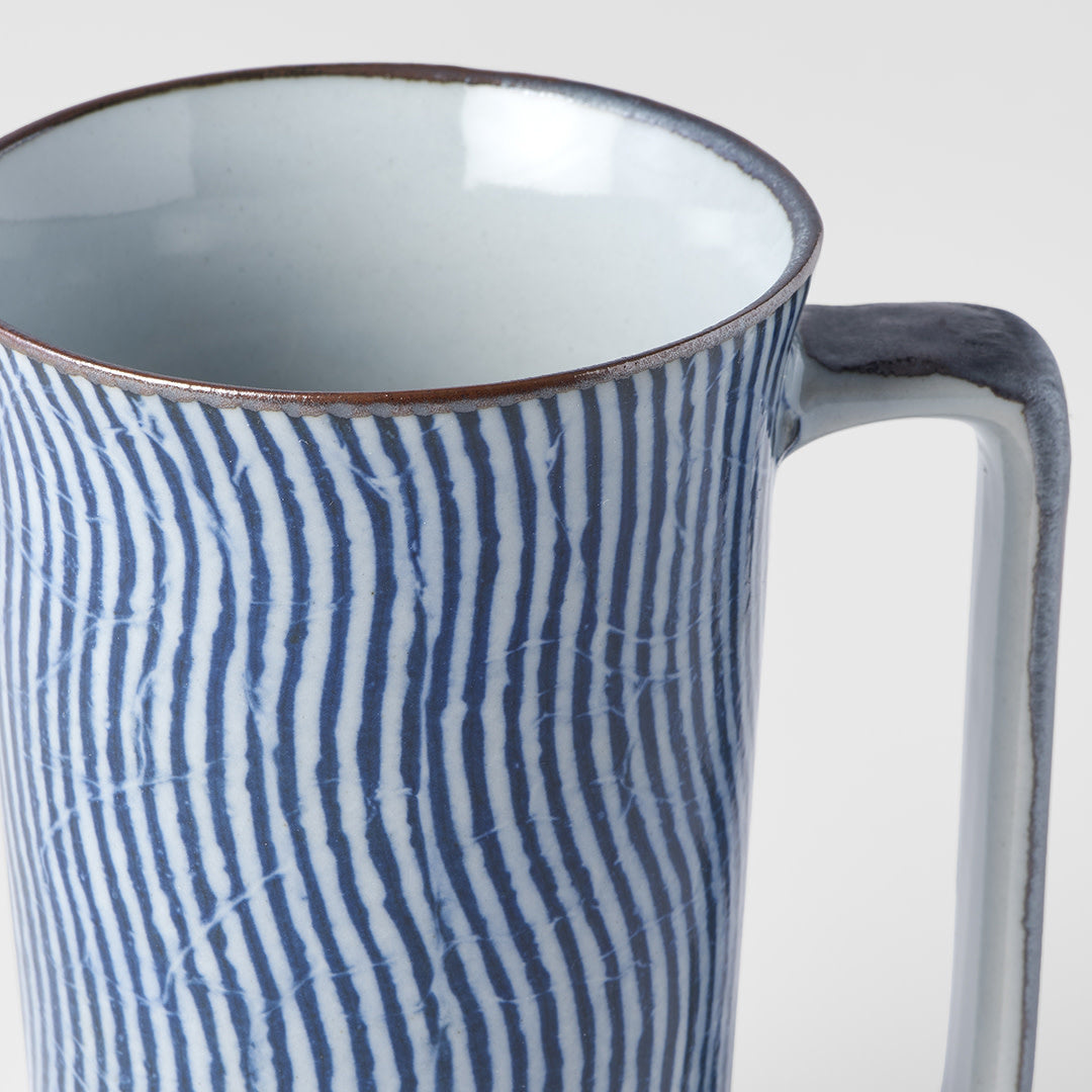 Mug with handle Wavy Lines 13cm