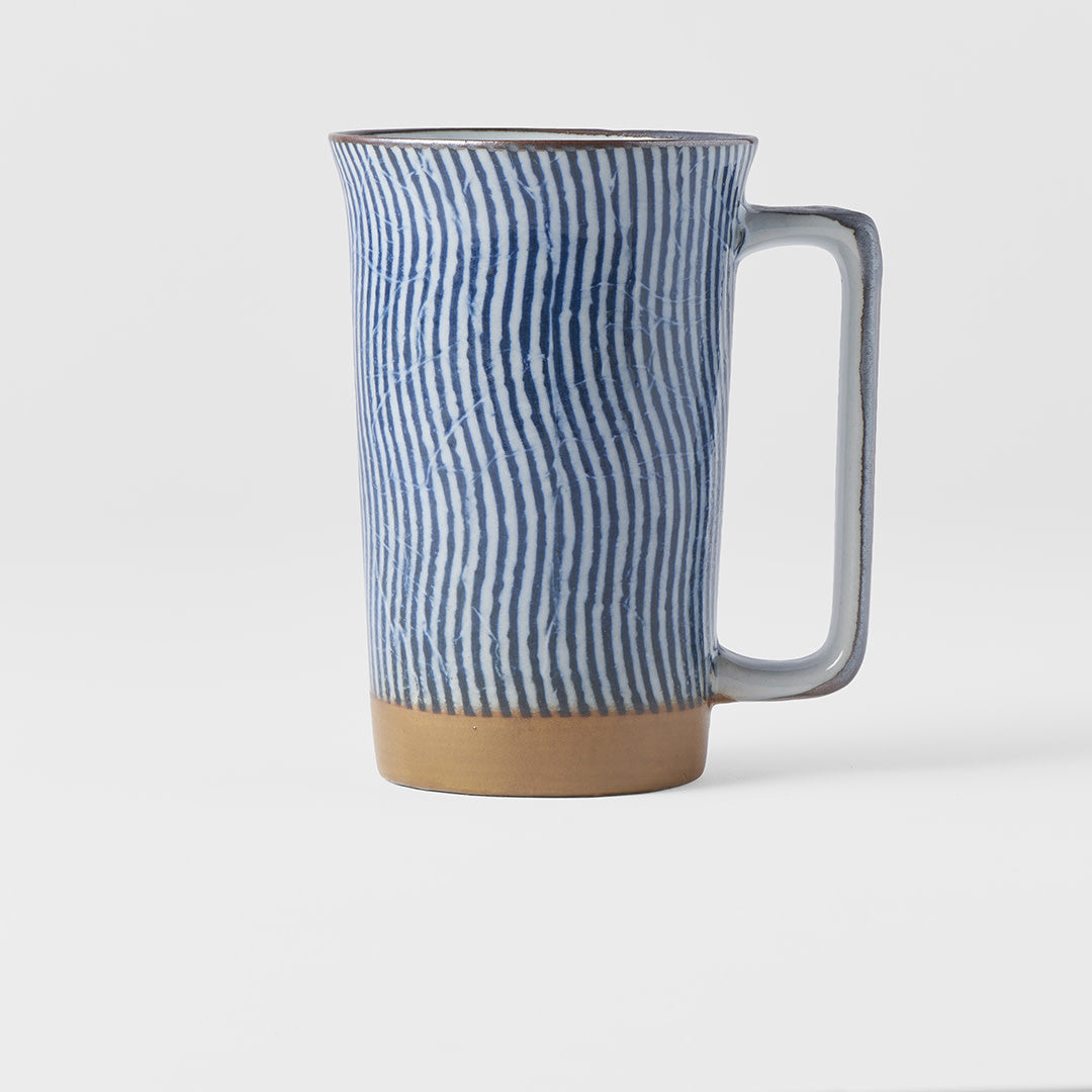 Mug with handle Wavy Lines 13cm