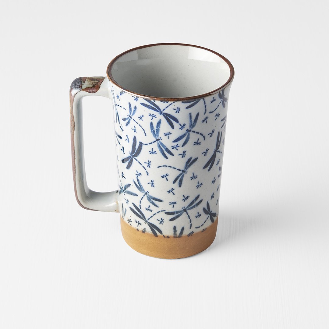 Mug with handle dragonfly 13cm