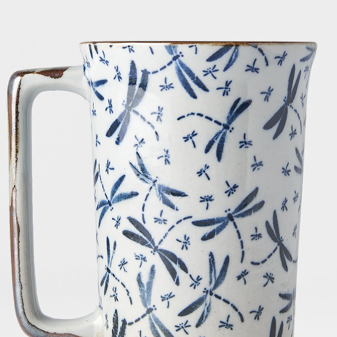 Mug with handle dragonfly 13cm