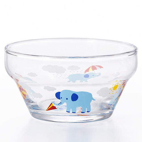 Glass bowl 'Hide & Seek' Elephant 9.5cm