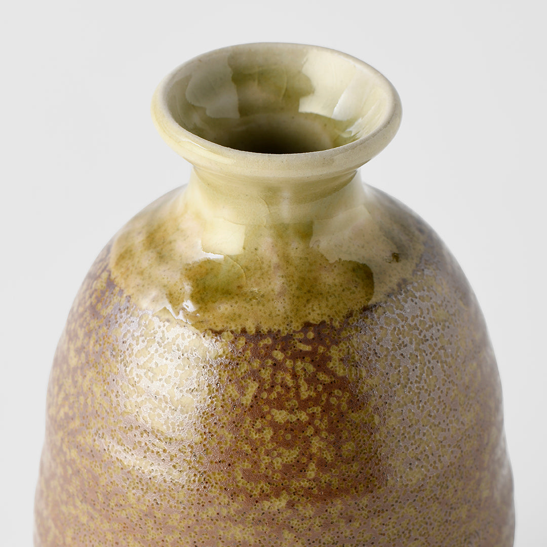 Sake Jug Forest Green Speckle Glaze 12cm