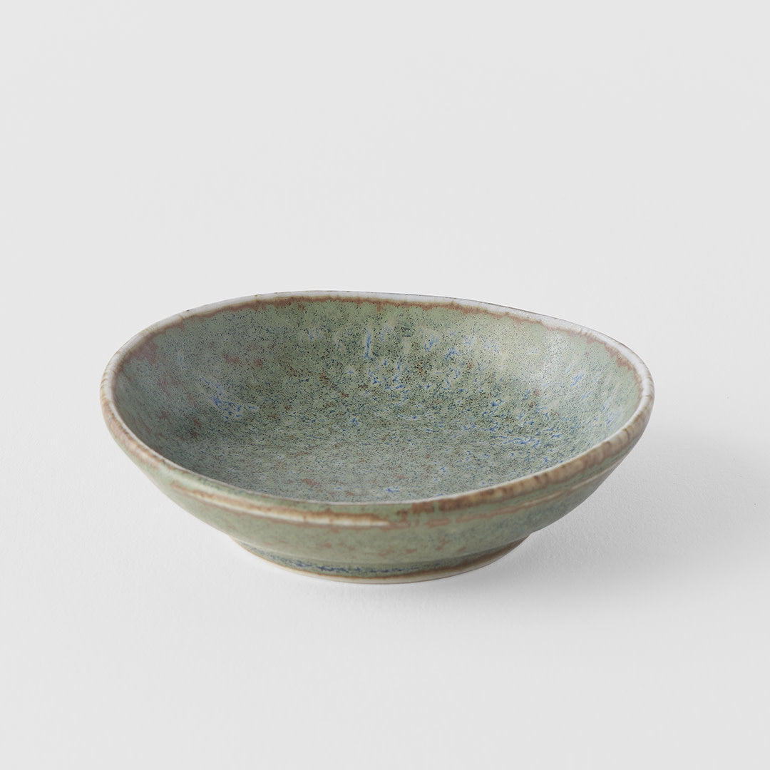 Green Fade sauce dish 8.3cm