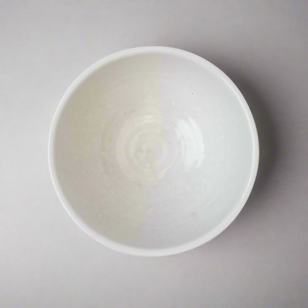 Etched Angled Monochrome Medium Bowl 17cm