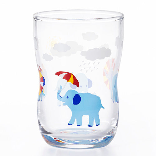 Small 'Hide & Seek' Elephant kids glass boxed 7.5cm