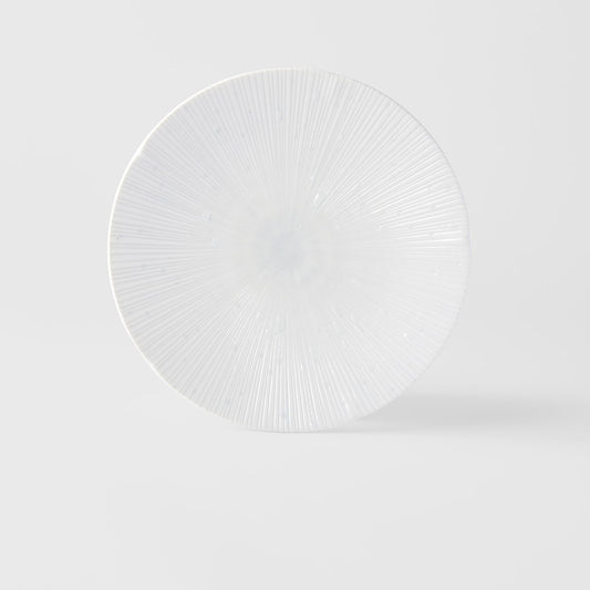 Ice Drift white dinner plate 24.5cm