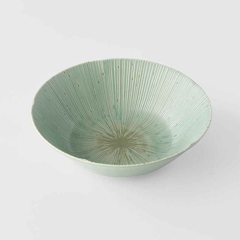 Ice Drift green bowl 21cm