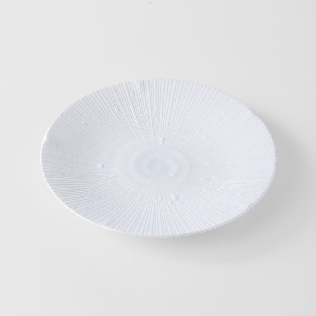 Ice Drift white dinner plate 24.5cm