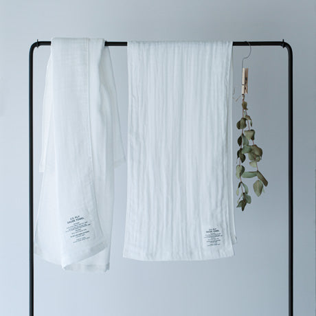 Shinto 2.5 ply gauze tea towel white