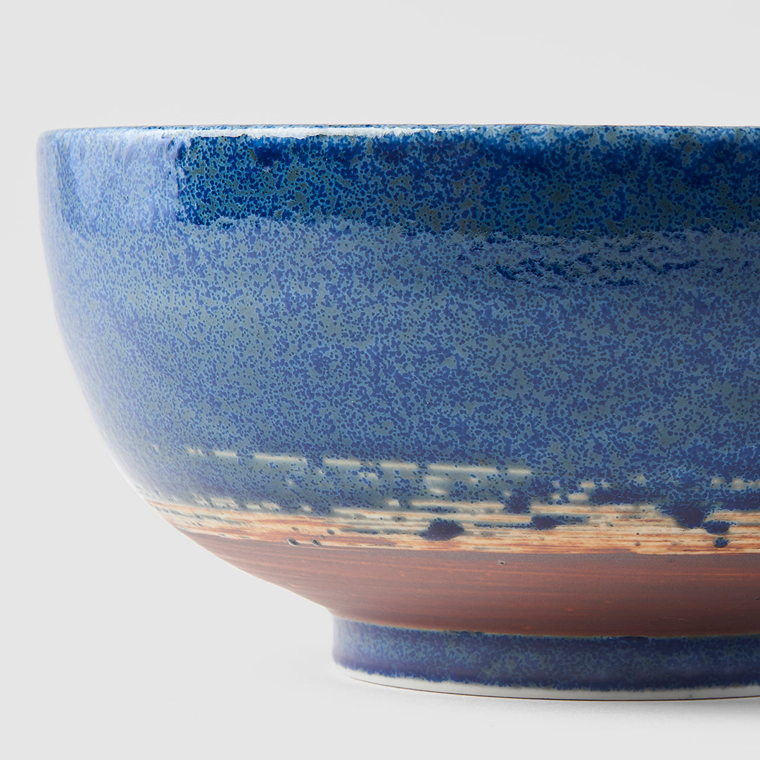 Azure Rounded Deep Bowl 19cm