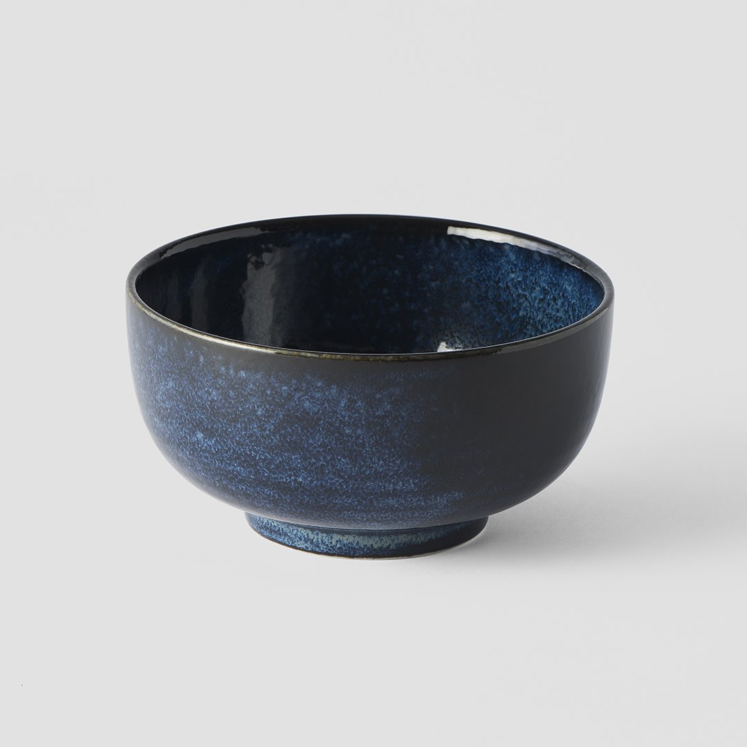 Indigo Blue U-shape bowl 16cm