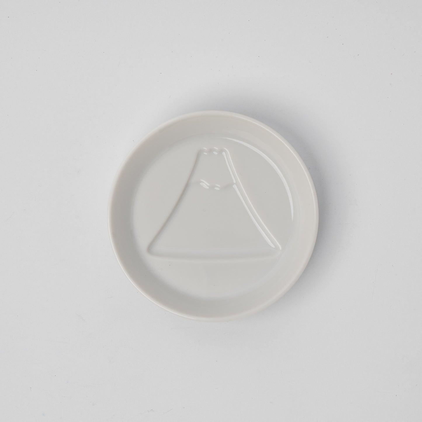 Silhouette Sauce Dish Mount Fuji 8.2cm