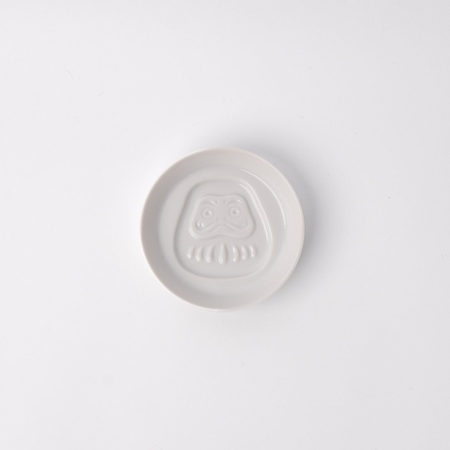 Silhouette Sauce Dish Daruma 8.2cm