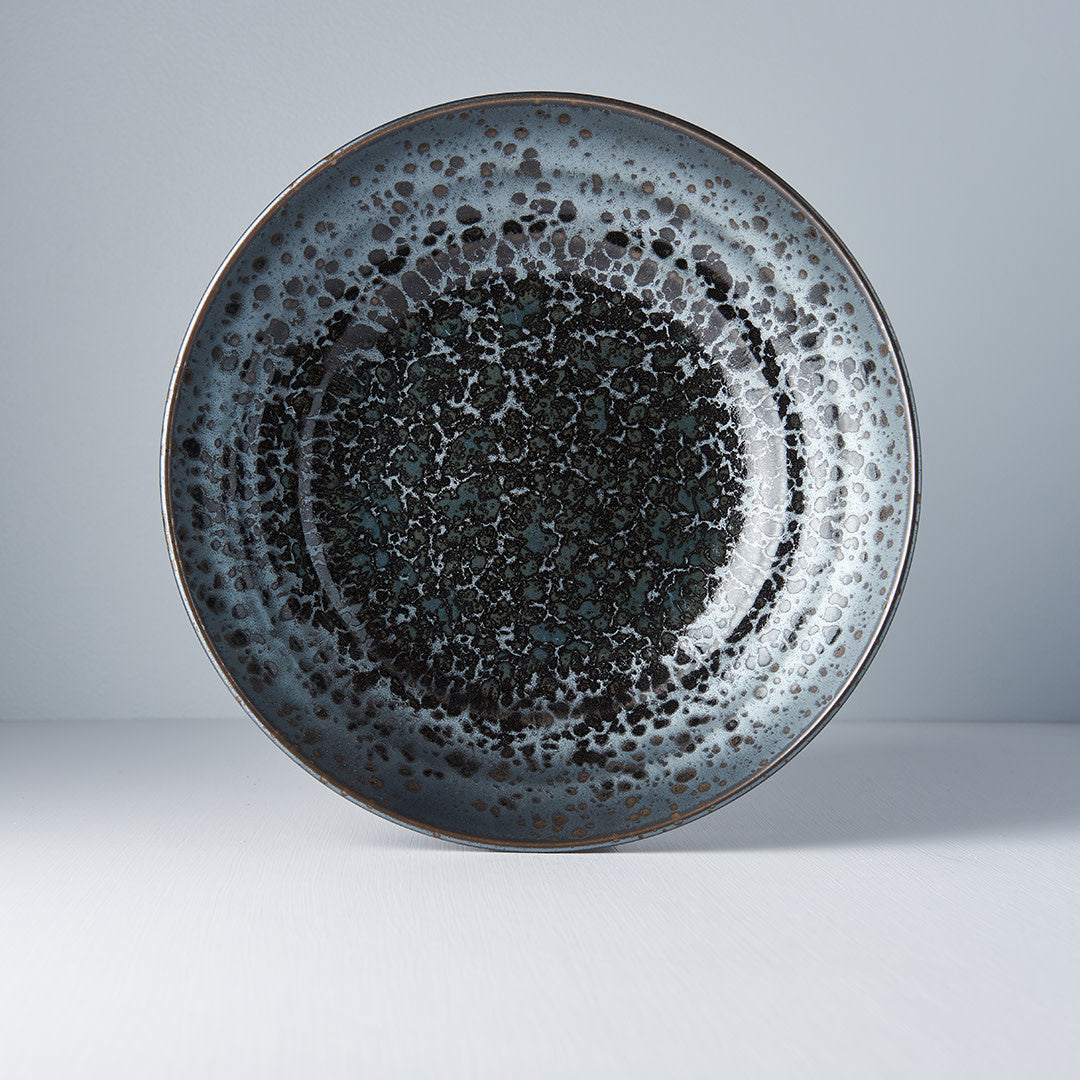 Black Pearl flat-based serving bowl 29cm