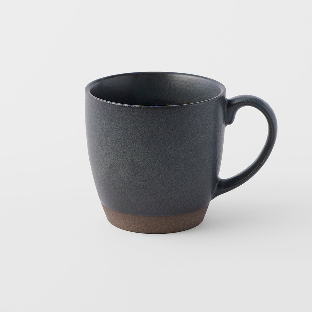 Taiko mug with handle black 8.6cm