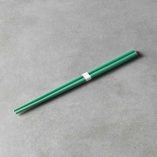 Bamboo Green & White chopsticks 23cm