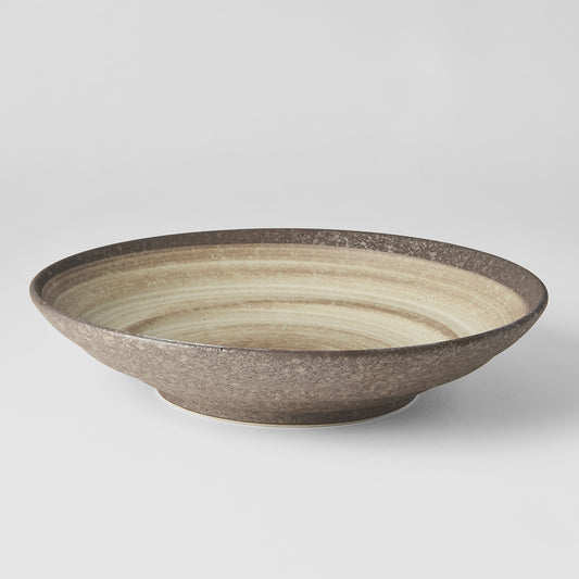 Nin Rin flat-based serving bowl 29cm