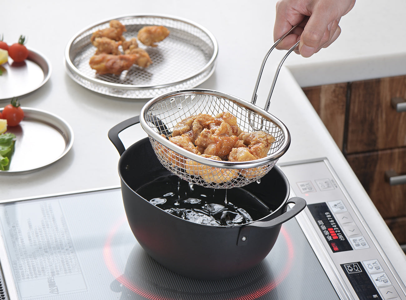 Aikata Stainless Steel Frying Colander