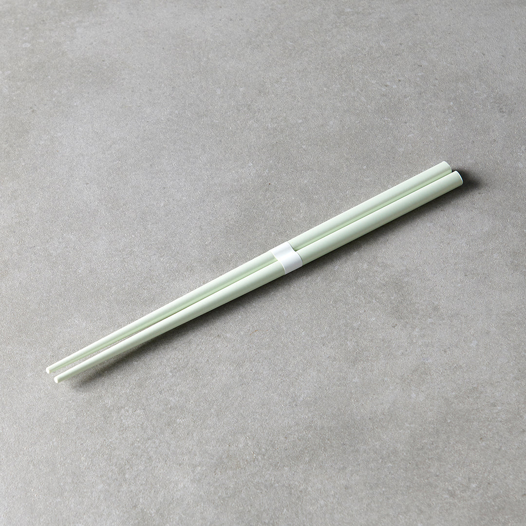 Mint Green & White Chopsticks 23cm