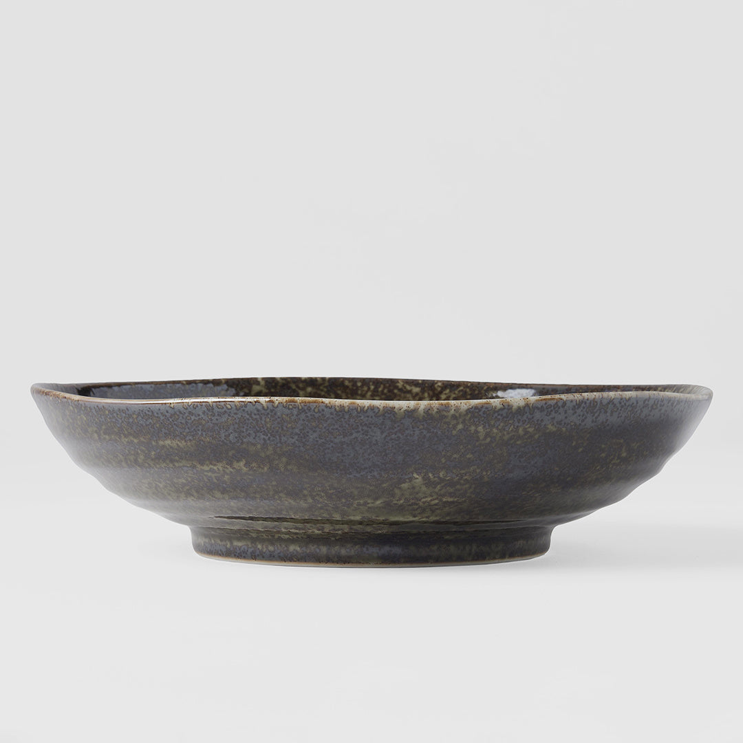 Sage shallow open bowl 21cm