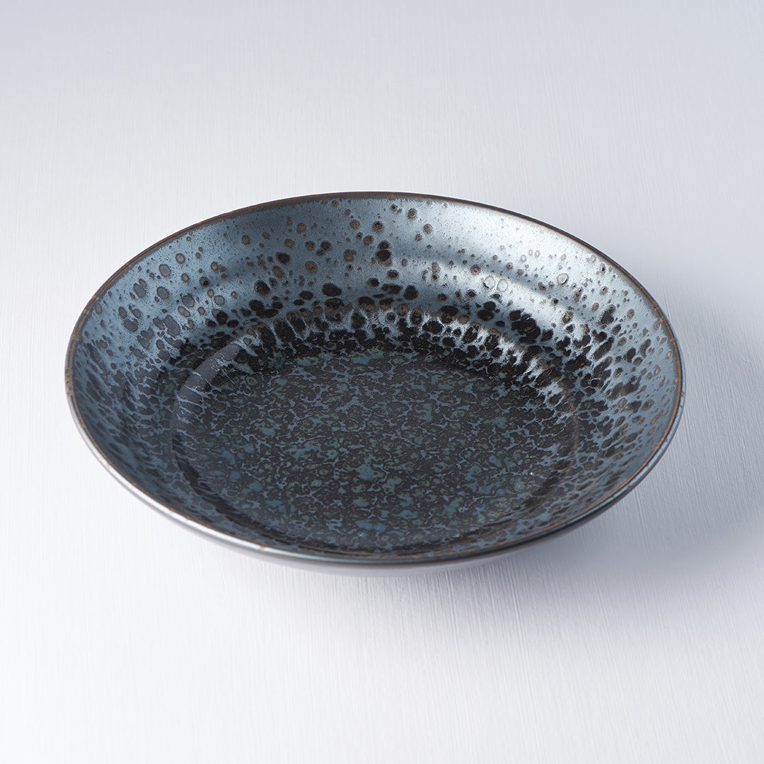 Black Pearl flat-based serving bowl 29cm