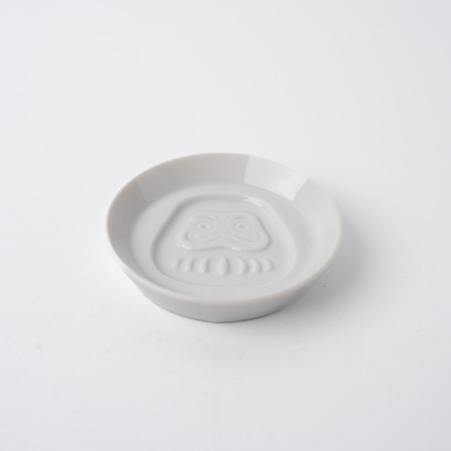 Silhouette Sauce Dish Daruma 8.2cm