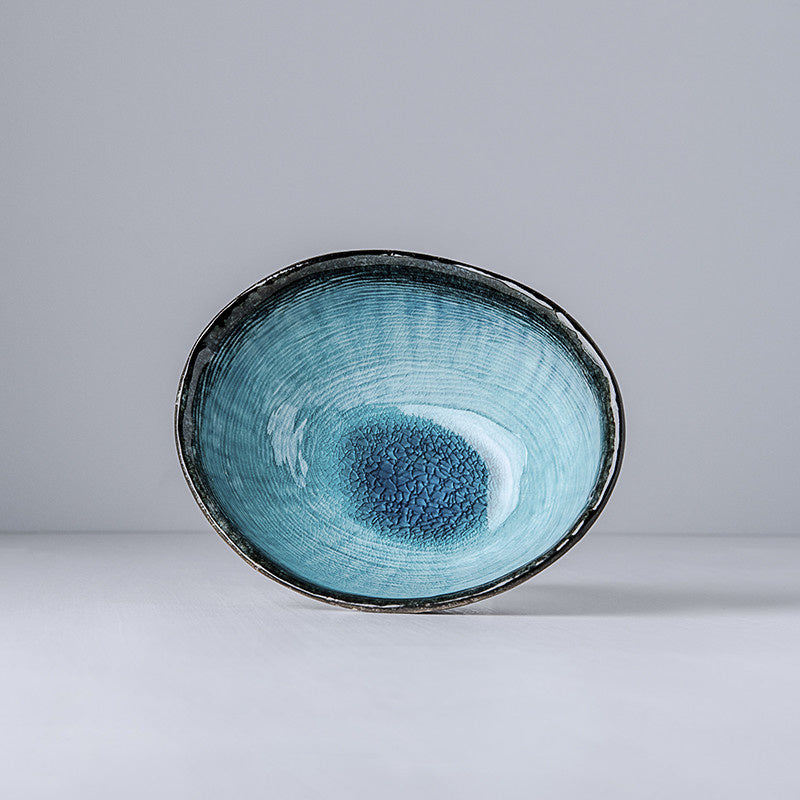 Sky Blue oval bowl 17cm