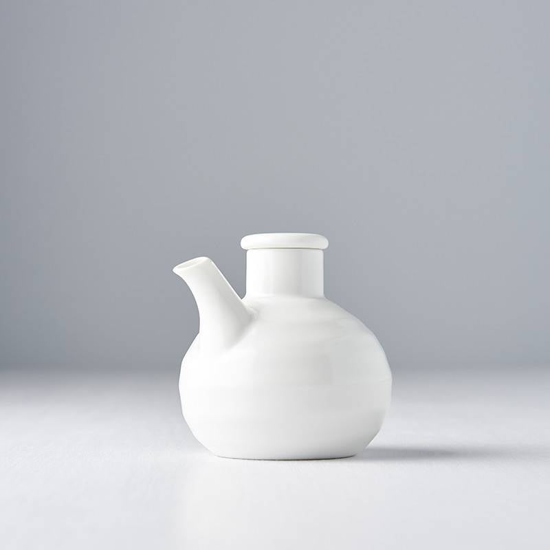 Matt white small soypot 8cm