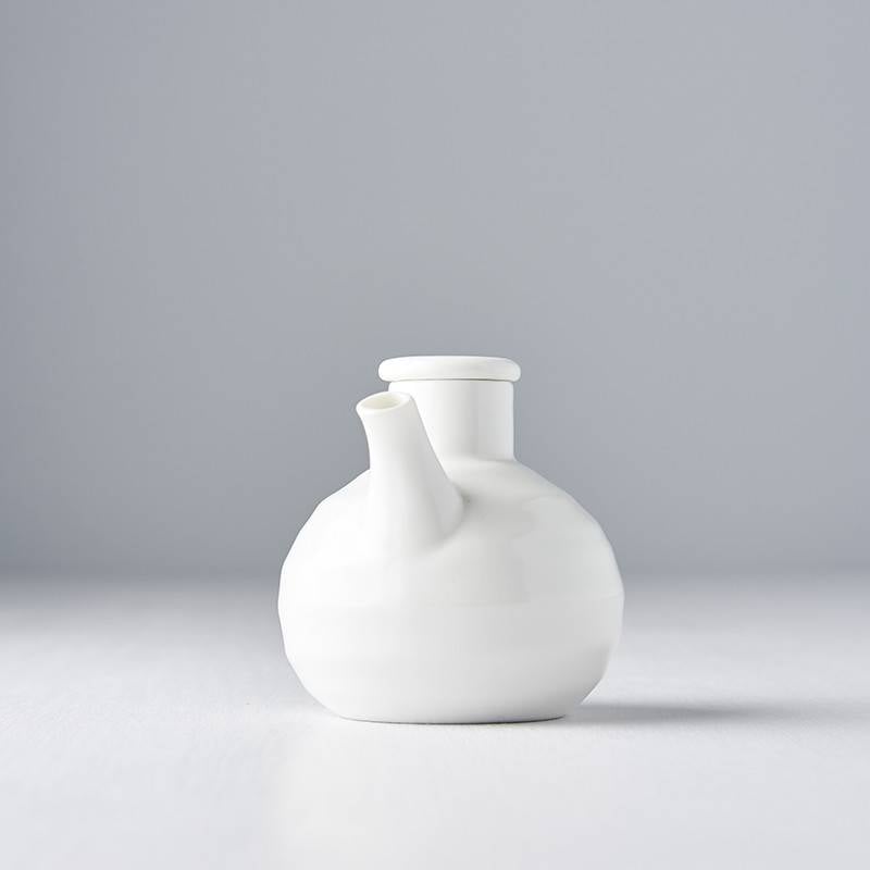 Matt white small soypot 8cm